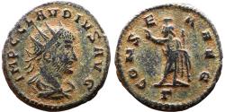 Ancient Coins - Ancient Roman coin of Claudius II Gothicus as Augustus - CONSER AVG