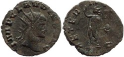 Ancient Coins - Claudius II AE Antoninianus - AETERNIT AVG - Rome