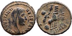 Ancient Coins - VF+++ Ancient Roman coin of Constantine I the Great reaching for the Hand of God