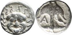 Ancient Coins - Ancient Thracian silver coin from Apollonia Pontika - 5th Century BC