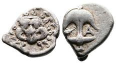 Ancient Coins - Ancient Thracian silver coin from Apollonia Pontika - 5th Century BC