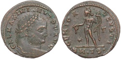 Ancient Coins - Roman coin of Galerius - GENIO AVGVSTI - Thessalonica