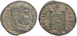 Ancient Coins - Roman coin of Constantine I - PROVIDENTIAE AVGG - Nicomedia Mint