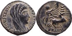 Ancient Coins - VF++ Ancient Roman coin of Constantine I the Great reaching for the Hand of God
