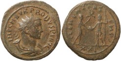 Ancient Coins - Probus Antoninianus - CLEMENTIA TEMP - Tripolis Mint