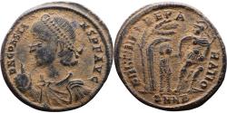 Ancient Coins - VF+ Ancient Roman coin of the Emperor Constans minted in Nicomedia