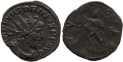 Ancient Coins - Victorinus AE Antoninianus - Cologne Mint - INVICTVS