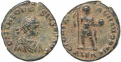 Ancient Coins - Roman coin of Theodosius I - GLORIA ROMANORVM - Alexandria