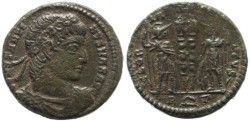 Ancient Coins - Constantine I Magnus - GLORIA EXERCITVS - Rome
