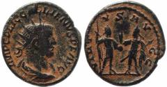 Ancient Coins - Roman coin of Gallienus Antoninianus - VIRTVS AVGG