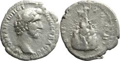 Ancient Coins - Ancient Roman silver coin of the Emperor Antoninus Pius minted in Caesarea, Cappadocia