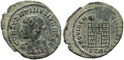 Ancient Coins - Constantius II as Caesar - PROVIDENTIAE CAESS - Treveri