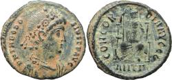 Ancient Coins - Ancient Roman coin of Theodosius I minted in Antioch - CONCORDIA AVGGG