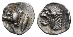 Ancient Coins - Ancient Greek coin from MYSIA, Kyzikos. 480-450 BC