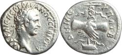 Ancient Coins - Ancient Roman silver drachm of the Emperor Trajan minted in Caesaria, Cappadocia in 98-99 AD