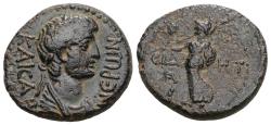 Ancient Coins - Ancient Roman Provincial coin of the Emperor Nero minted in Side, Pamphylia