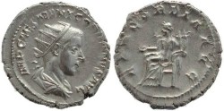 Ancient Coins - Gordian III AR silver antoninianus - CONCORDIA AVG