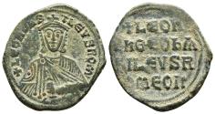 Ancient Coins - Ancient Byzantine coin of Leo VI The Wise minted in Constantinople