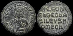 Ancient Coins - Ancient Byzantine coin of Leo VI The Wise minted in Constantinople