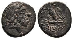 Ancient Coins - VF+ Ancient Greek coin minted in Amisos, Pontos - Zeus and Eagle