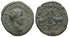 Ancient Coins - Ancient Roman Provincial coin of Gordian III minted in Viminacium, Moesia Superior