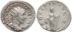 Ancient Coins - Ancient Roman coin of Gordian III - LAETITIA AVG N