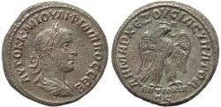 Ancient Coins - Roman Provincial coin of Philip II AR Tetradrachm of Antioch, Syria