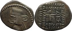 Ancient Coins - Ancient Kings of Parthia silver drachm Artabanus II or Artabanus III minted in Ecbatana