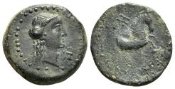 Ancient Coins - Ancient Greek coin of Apollo minted in Seleukeia, Cilicia in 2nd to 1st centuries BC