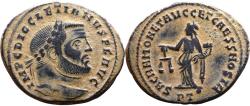 Ancient Coins - VF++ Ancient Roman coin of the Emperor Diocletian minted in Ticinum