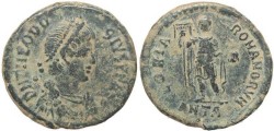 Ancient Coins - Ancient Roman coin of Theodosius I - GLORIA ROMANORVM - Antioch
