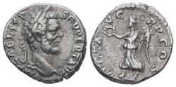 Ancient Coins - Ancient Roman silver coin of the Emperor Septimius Severus minted in Rome in 193-194 AD