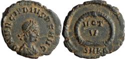 Ancient Coins - VF++ Ancient Roman coin of Arcadius as Augustus minted in Cyzicus - VOT V