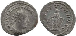 Ancient Coins - Valerian I silvered antoninianus - LAETITIA AVGG