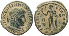 Ancient Coins - Roman coin of Constantine I - SOLI INVICTO COMITI - Rome