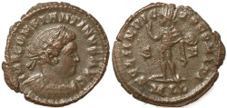 Ancient Coins - Roman coin of Constantine I - SOLI INVICTO COMITI - London