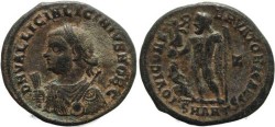Ancient Coins - Roman coin of Licinius II - IOVI CONSERVATORI CAESS - Antioch