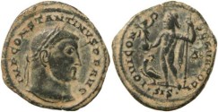 Ancient Coins - Constantine I AE Follis 315-316AD - IOVI CONSERVATORI