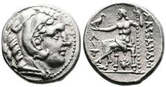 Ancient Coins - Ancient Greek silver coin of Alexander III 'The Great' Tetradrachm Struck under Kassander, circa 315-294 BC