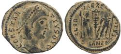 Ancient Coins - Roman coin of Constantius II as Augustus - GLORIA EXERCITVS - Antioch