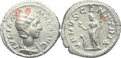 Ancient Coins - Ancient Roman coin of Julia Mamaea AR silver denarius - VENVS GENETRIX