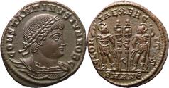Ancient Coins - EF+ Ancient Roman coin of Constantine II as Caesar minted in Antioch
