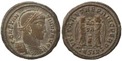 Ancient Coins - Ancient Roman coin of Constantine I the Great minted in Siscia - VICTORIAE LAETAE PRINC PERP