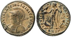 Ancient Coins - Roman Empire Licinius II - IOVI CONSERVATORI - Heraclea Mint