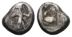 Ancient Coins - Ancient Persian silver coin - Time of Darios I to Xerxes II 485-420BC - Achaemenid Empire