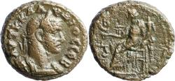 Ancient Coins - Ancient Roman Provincial coin of the Emperor Claudius II "Gothicus" Potin Tetradrachm of Alexandria, Egypt