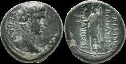 Ancient Coins - Ancient Roman Provincial coin of the Emperor Augustus 27 BC-14 AD minted in Laodicea, Phyrgia