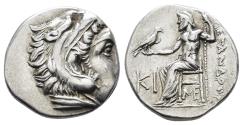 Ancient Coins - Ancient Greek silver coin struck in the names and types of Alexander III The Great 336-323 BC