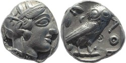 Ancient Coins - Attica, Athens AR Silver Tetradrachm