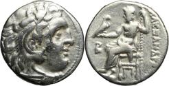 Ancient Coins - Ancient Greek silver coin of Alexander III 'The Great' - Kolophon mint